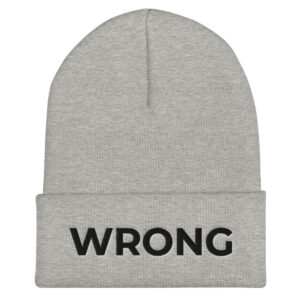 Wrong - Black / Multiple colours - Cuffed Beanie - Team Wrong