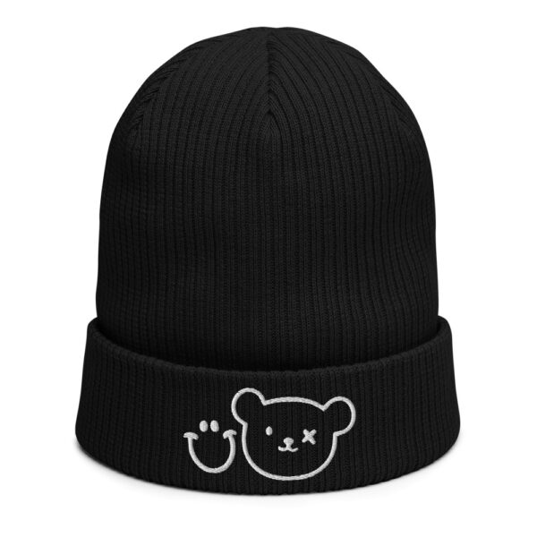 Logo Beanie - Organic ribbed beanie - Grin And Bear