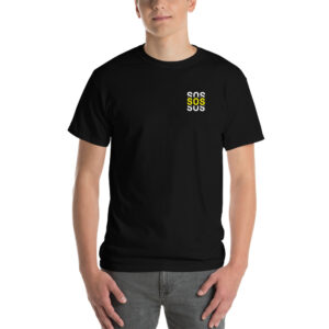Black/White logo - Short Sleeve T-Shirt - Save Our Scene UK